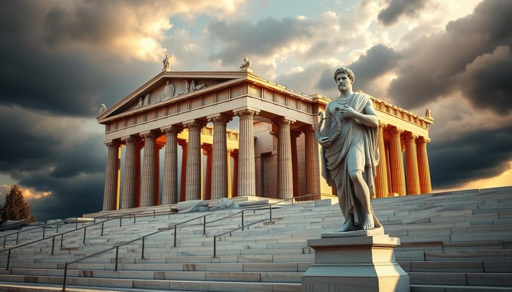 Apollo god of light music and prophecy