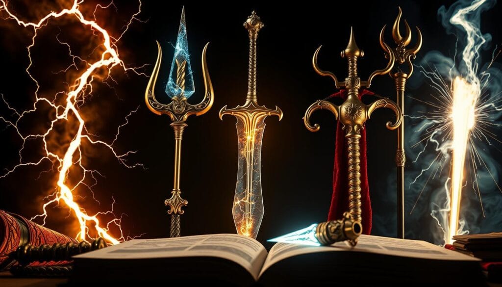 The Weapons of the Gods – Thunderbolts, Tridents, and More