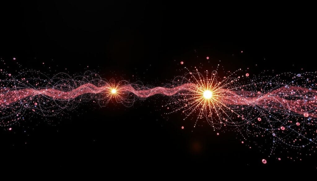 Visualization of quantum fluctuations in vacuum with particles appearing and disappearing