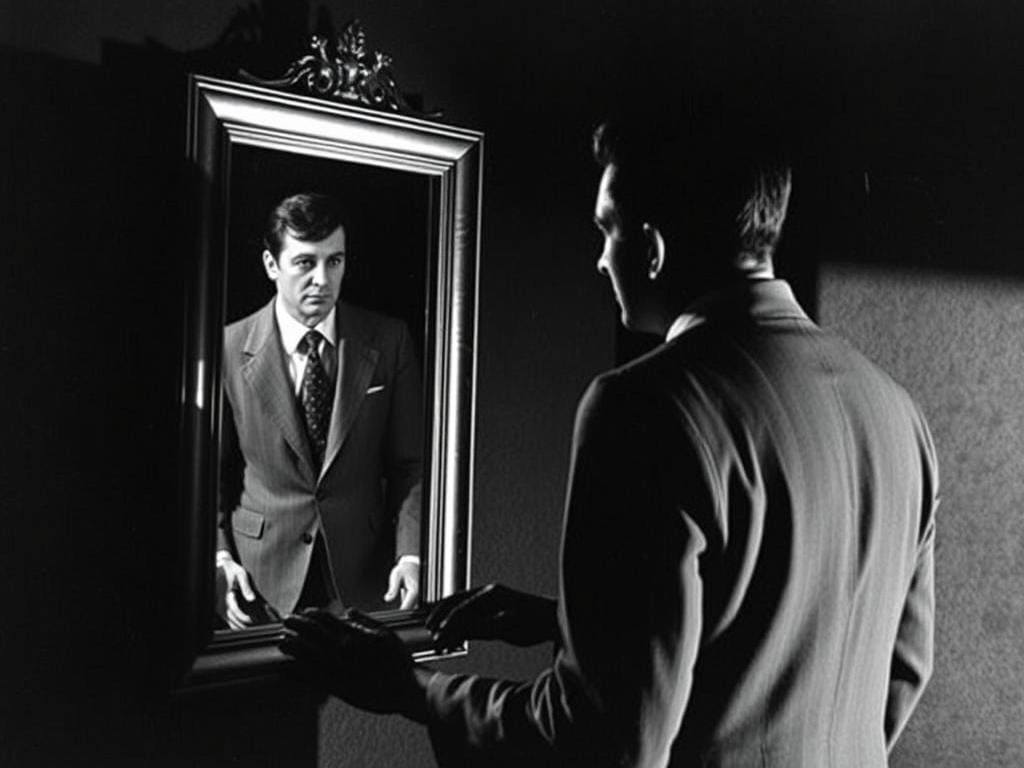 Jean Cocteau's film Orpheus (1950), showing a modern interpretation of the myth