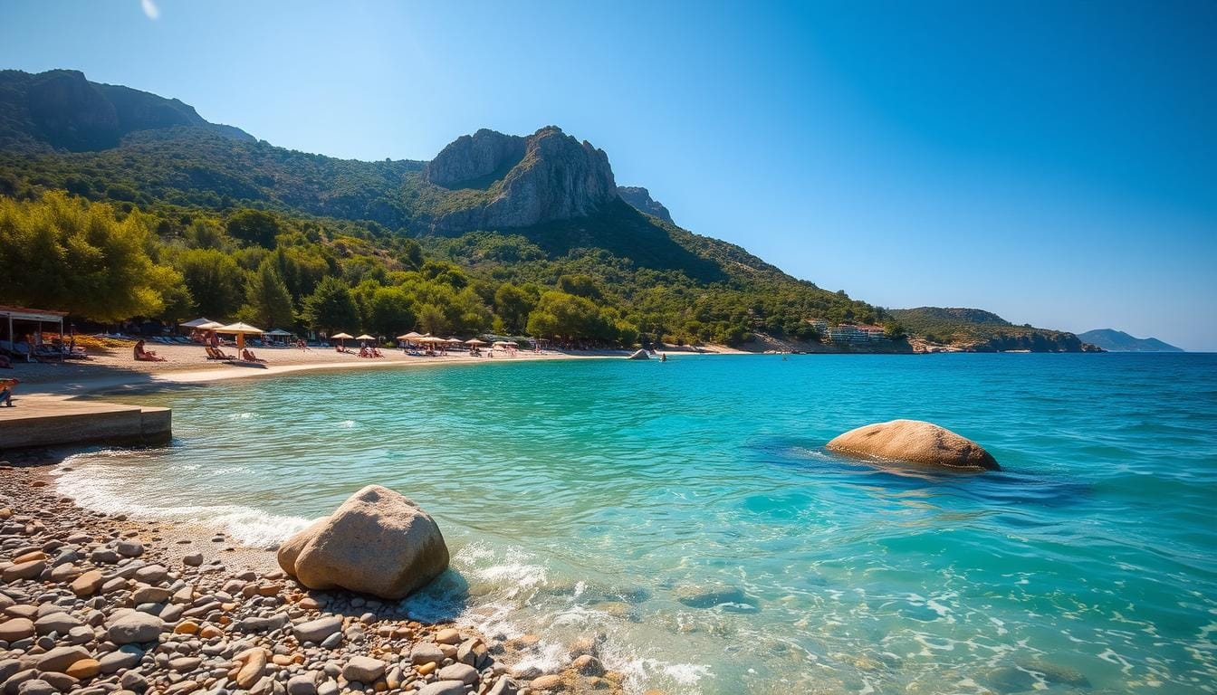 Megas-Horos-beach-in-Corfu - Stay in Corfu Greece Megas Horos beach in Corfu